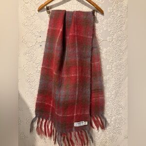 Rannoch designs mohair plaid print scarf